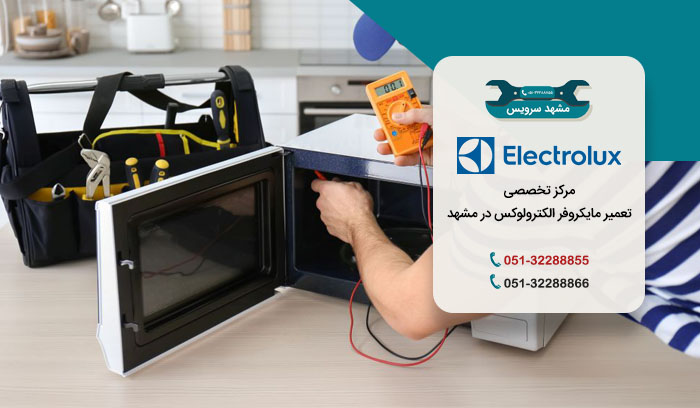 خدمات تعمیر مایکروفر الکترولوکس در مشهد